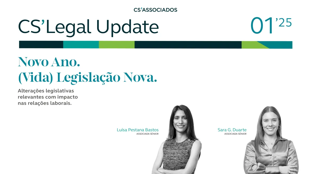 Novo Ano. (Vida) Legislação Nova. Alterações legislativas relevantes com impacto nas relações laborais.