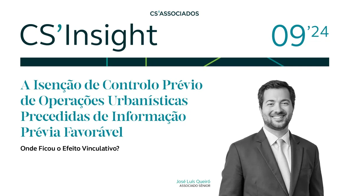 A Isenção de Controlo Prévio de Operações Urbanísticas Precedidas de Informação Prévia Favorável. Onde Ficou o Efeito Vinculativo?